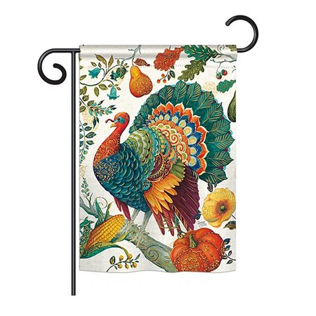 GARDENCONTROL 13 x 18.5 in. Suzani Turkey Garden Friends Birds Impressions Decorative Garden Flag GA1485899